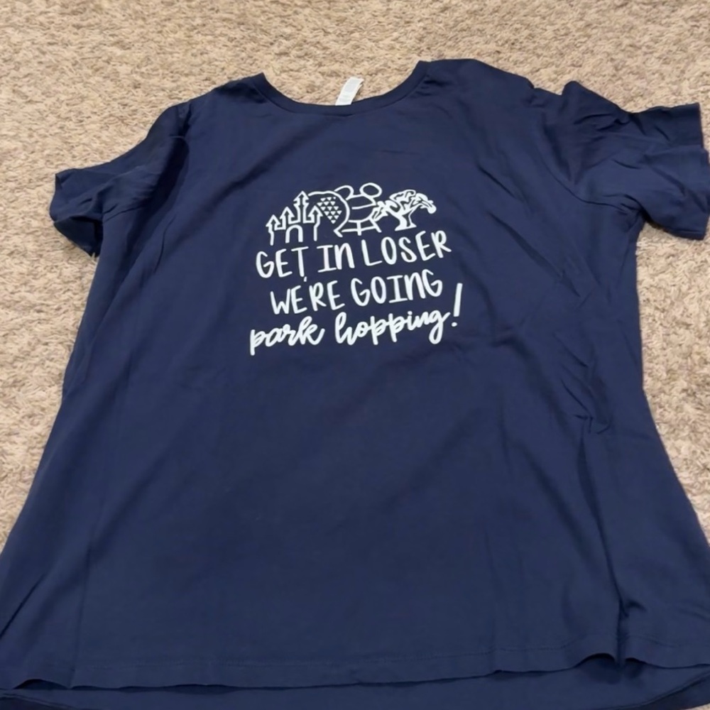 ✨ Disney Inspired “Get In Loser, We’re Going Park Hopping!” Shirt – 2XL ✨